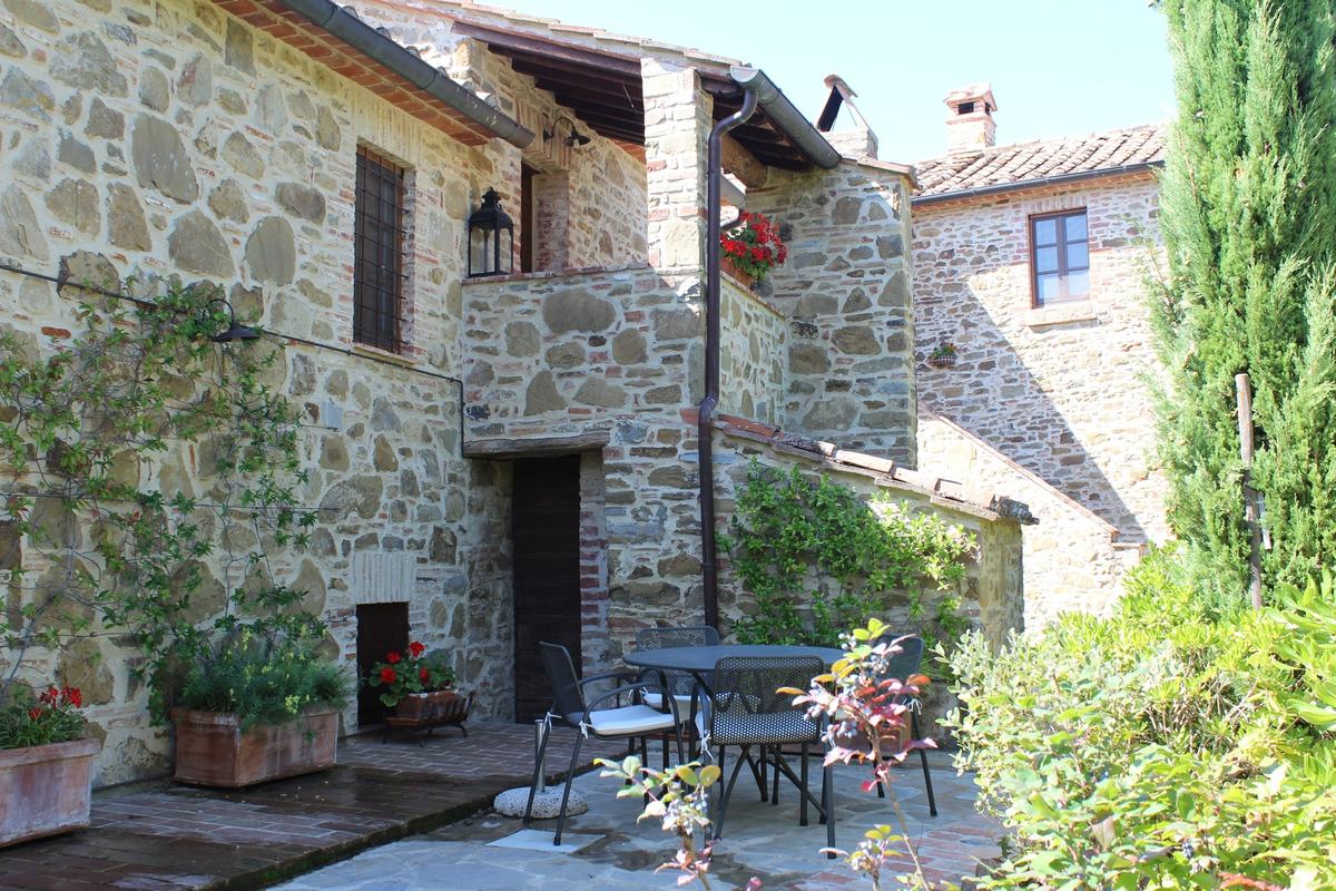 Stone courtyard