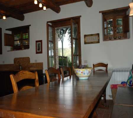 Kitchen and dining table