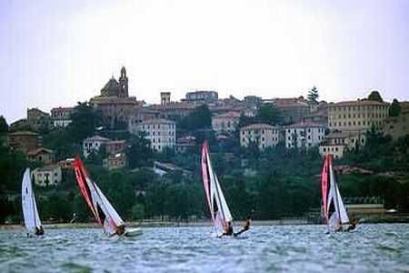 Sailing on Lake Trasimeno